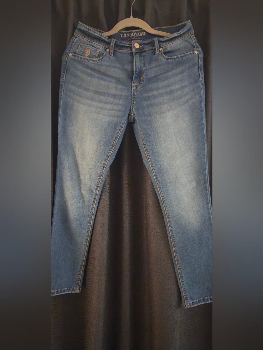 U.S. Polo Assn. Women's Light Blue Skinny Jeans